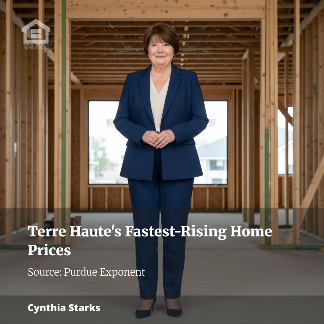 Cities with the fastest-growing home prices in the Terre Haute metro area